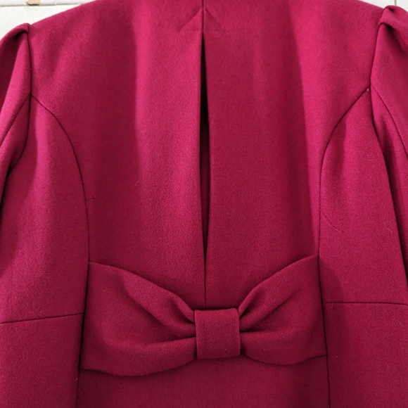 Guess Wool Long Peacoat, medium, sangria colored - Picture 6 of 13